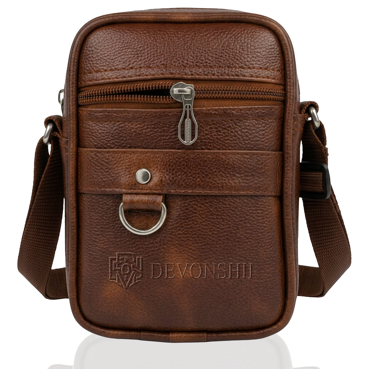 Devonshii Tan Sling  Bag for Men & Women Main Image