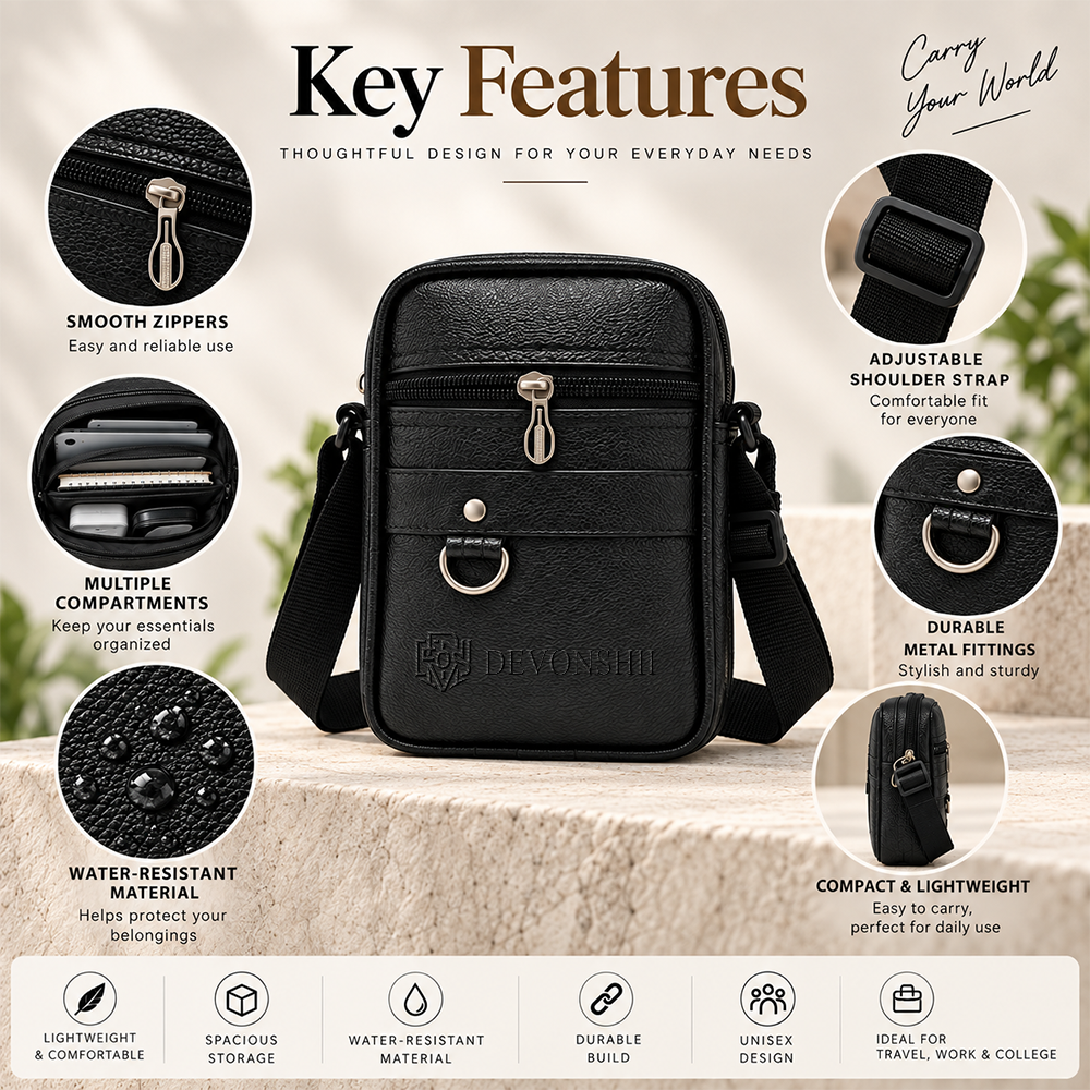 Devonshii Sling Bag Key Features